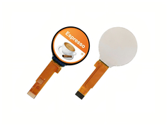1.28 Inci Round TFT LCD Display - 240x240 SPI, Resolusi Tinggi untuk Wearables & IoT